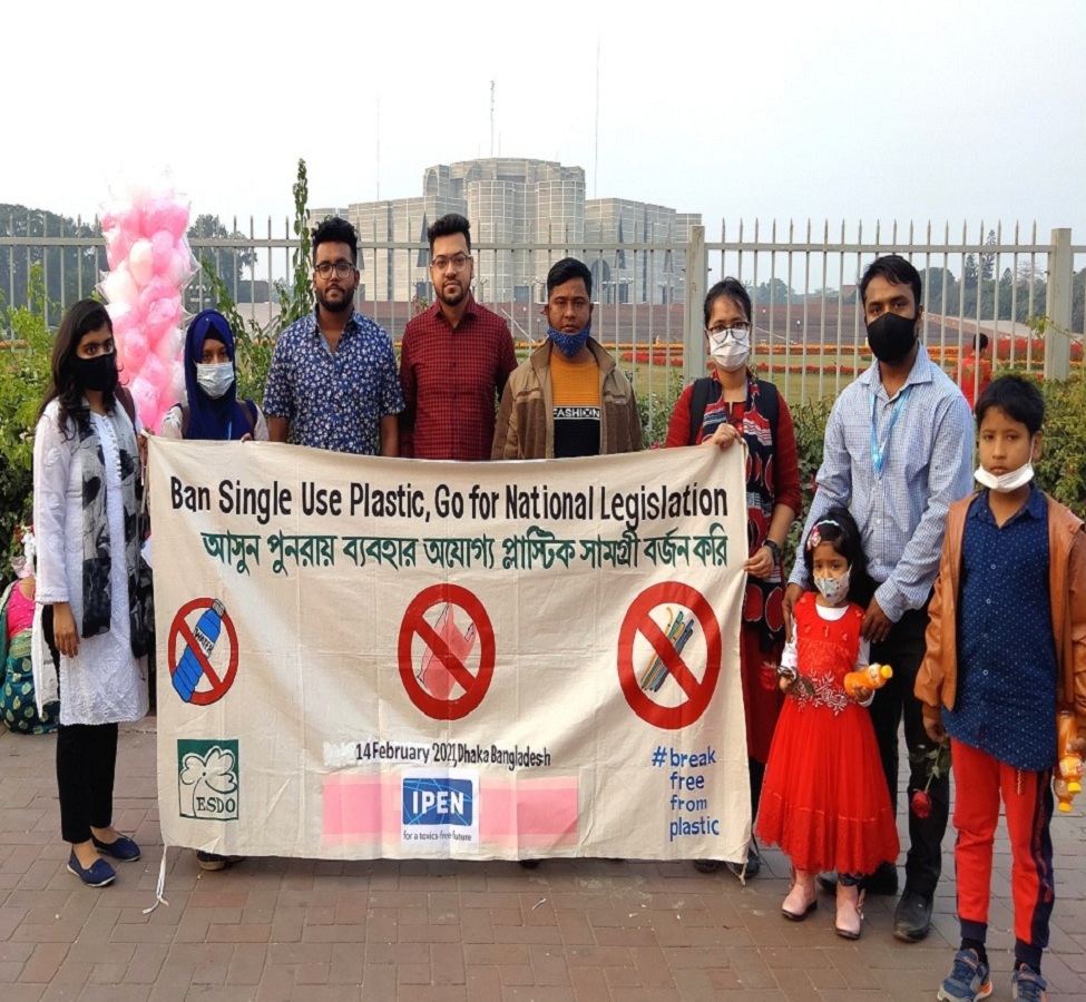 Mobile Campaign on Building Toxic Plastic Free Environment in Bangladesh