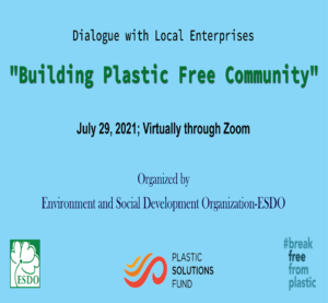 Dialogue with Local Enterprises ‘Building Plastic Free Community’
