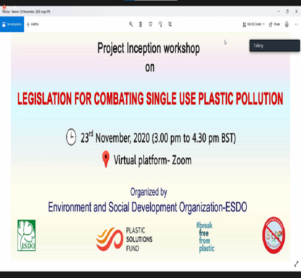 ESDO Advocates for Ban Single-Use Plastics