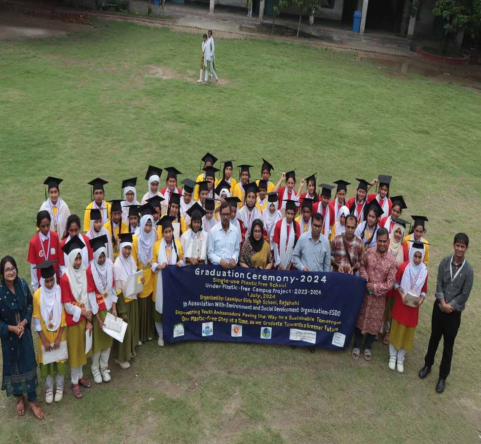 Graduation Ceremony for Plastic Free Campus Project 2024 in Rajshahi